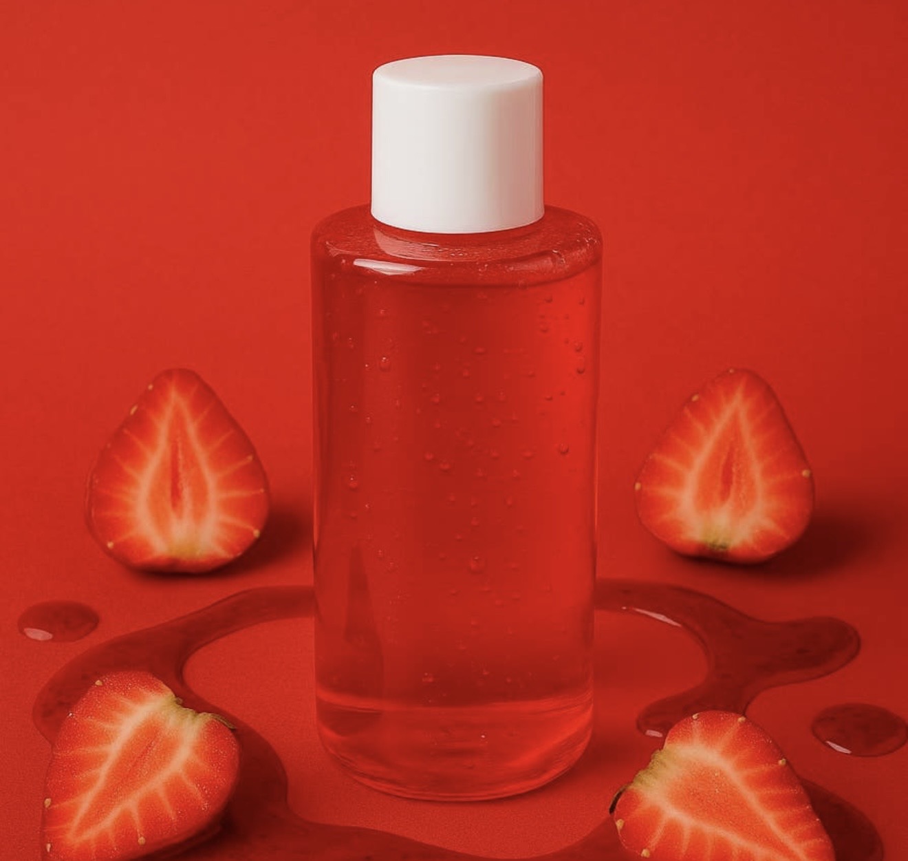 Lot de 10 gel douche fraise des bois