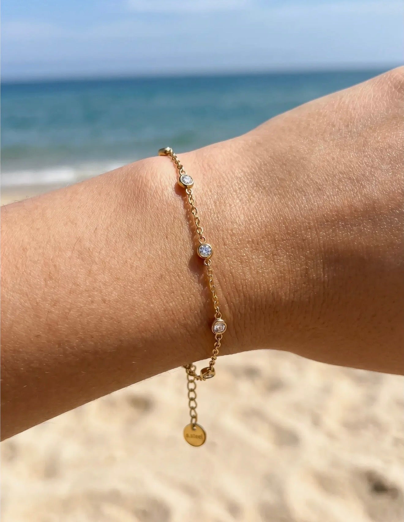 Lot de 2 bracelets en acier inoxydable