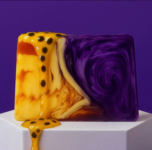 Lot de 10 tranches de savon fruit de la passion