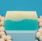 Lot de 10 tranches de savon fleur de coton