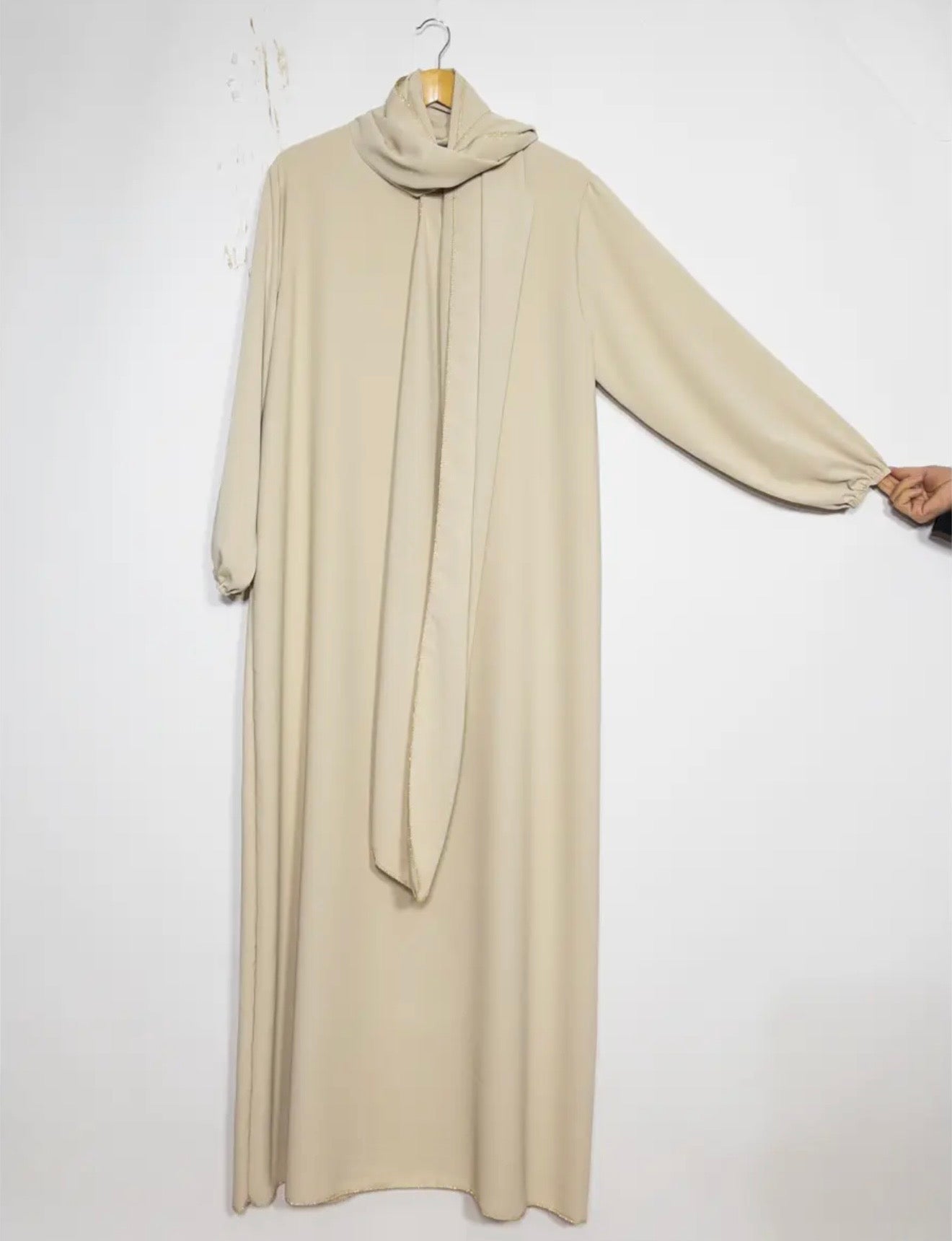 Lot de 2 abayas en soie de médine