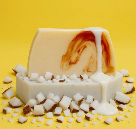 Lot de 10 tranches de savon noix de coco