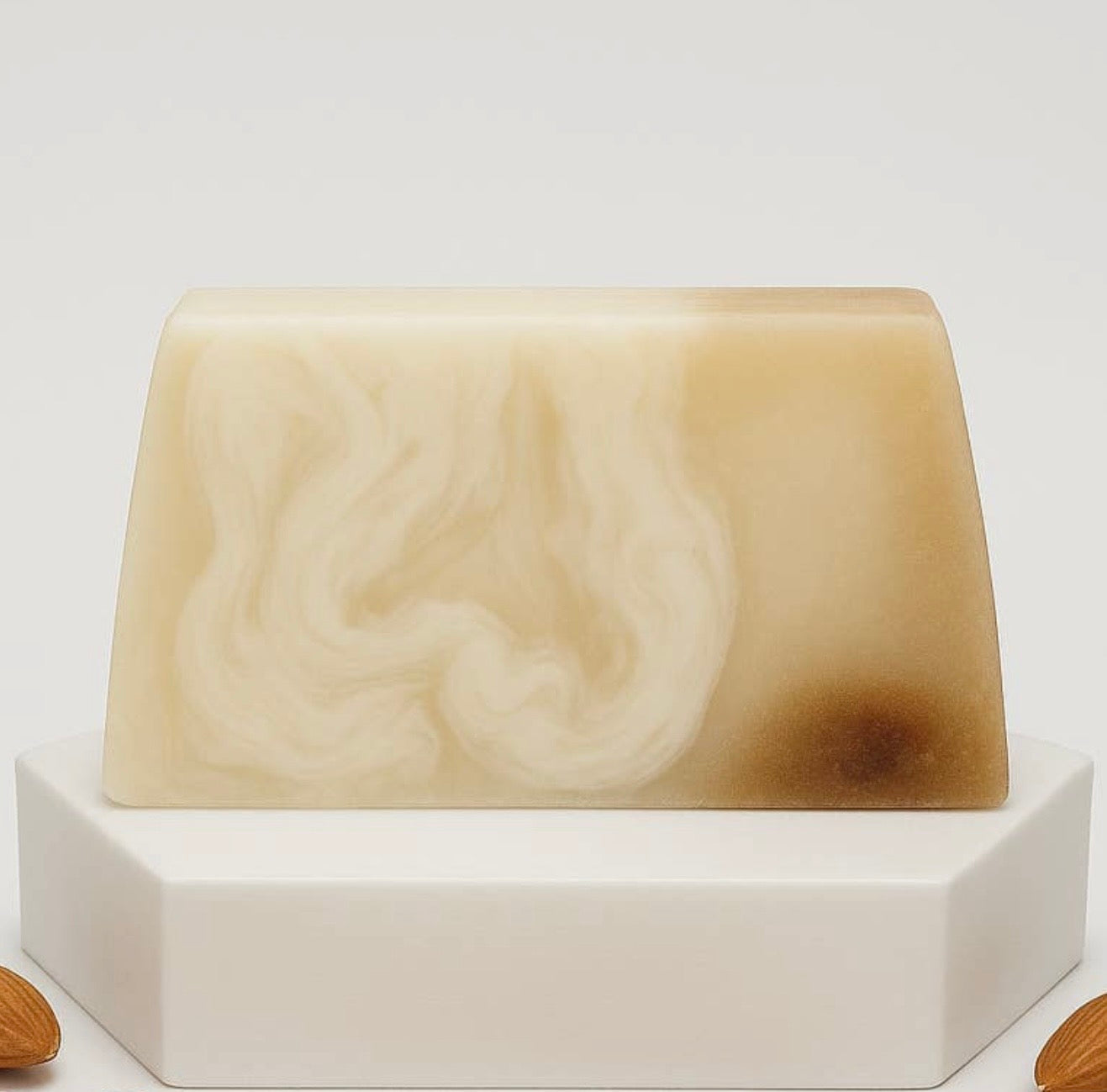 Lot de 10 tranches de savon amande