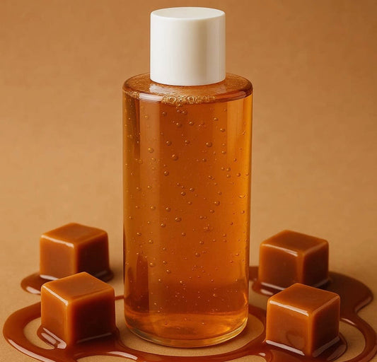 Lot de 10 gel douche caramel