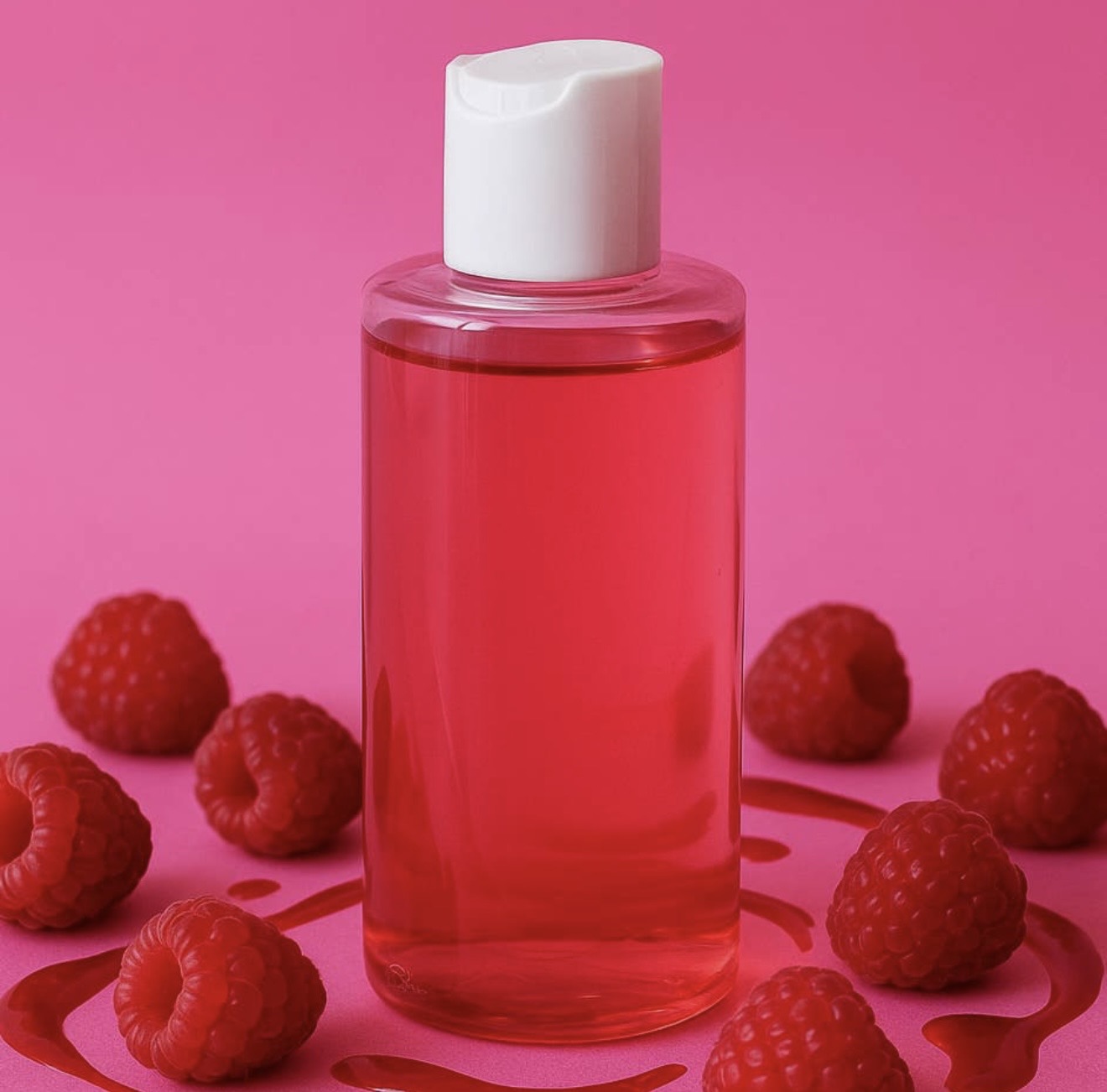 Lot de 10 gel douche framboise sucrée