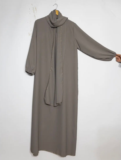 Lot de 2 abayas en soie de médine