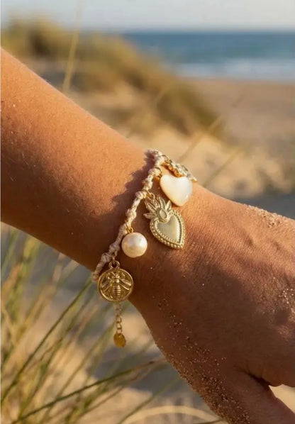 Lot de 2 bracelets en acier inoxydable