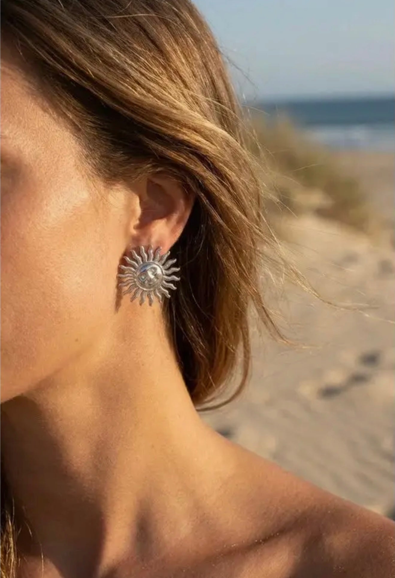Lot de 2 boucles d’oreilles en acier inoxydable