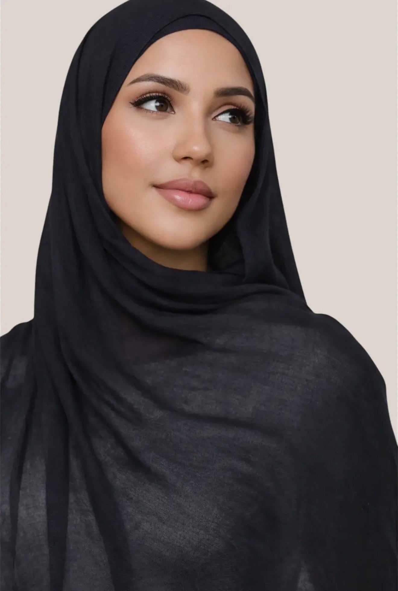 Lot de 2 hijabs en coton modal