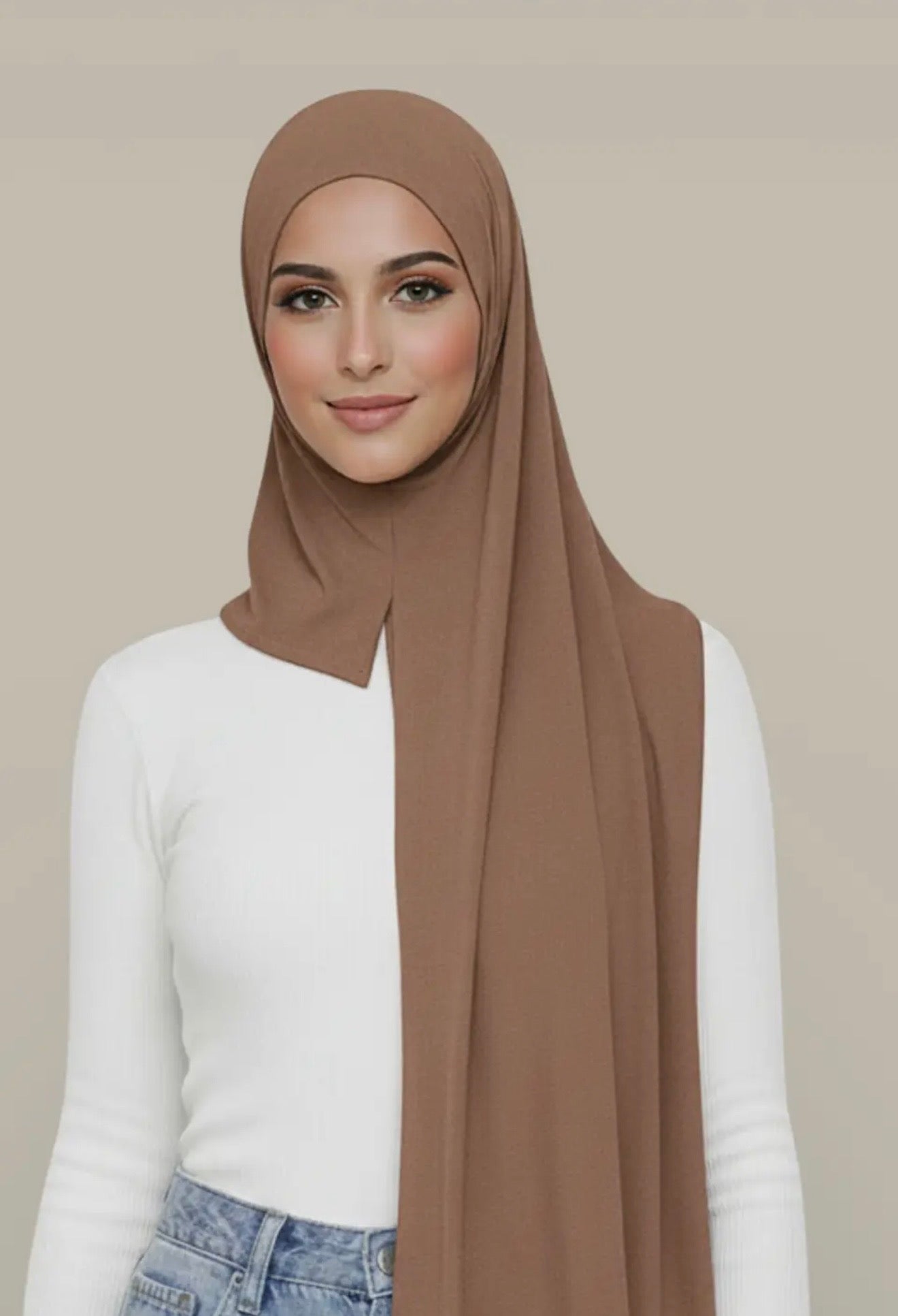 Lot de 2 hijabs instantané en jersey