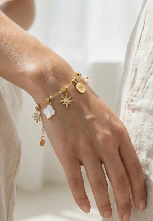 Lot de 2 bracelets en acier inoxydable